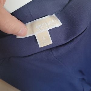 MICHAEL KORS SMALL NAVY PULL ON DRESS PANT